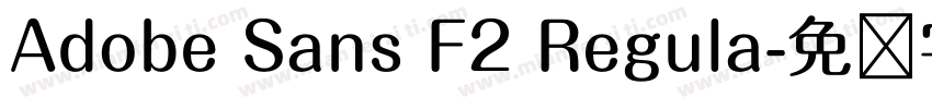 Adobe Sans F2 Regula字体转换